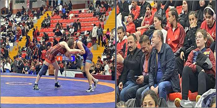 Kars’ta U15 Türkiye Güreş Şampiyonası heyecanı