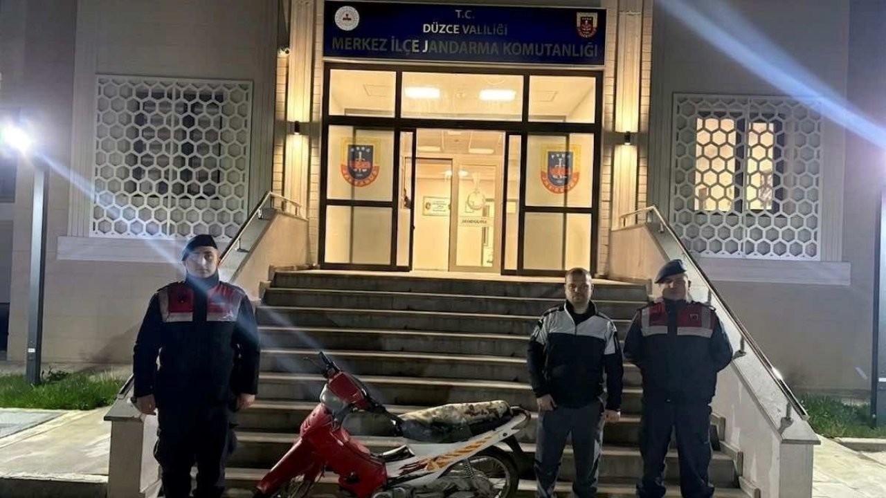 Umudunu kestiği motosikletine 3 yıl sonra jandarma sayesinde kavuştu