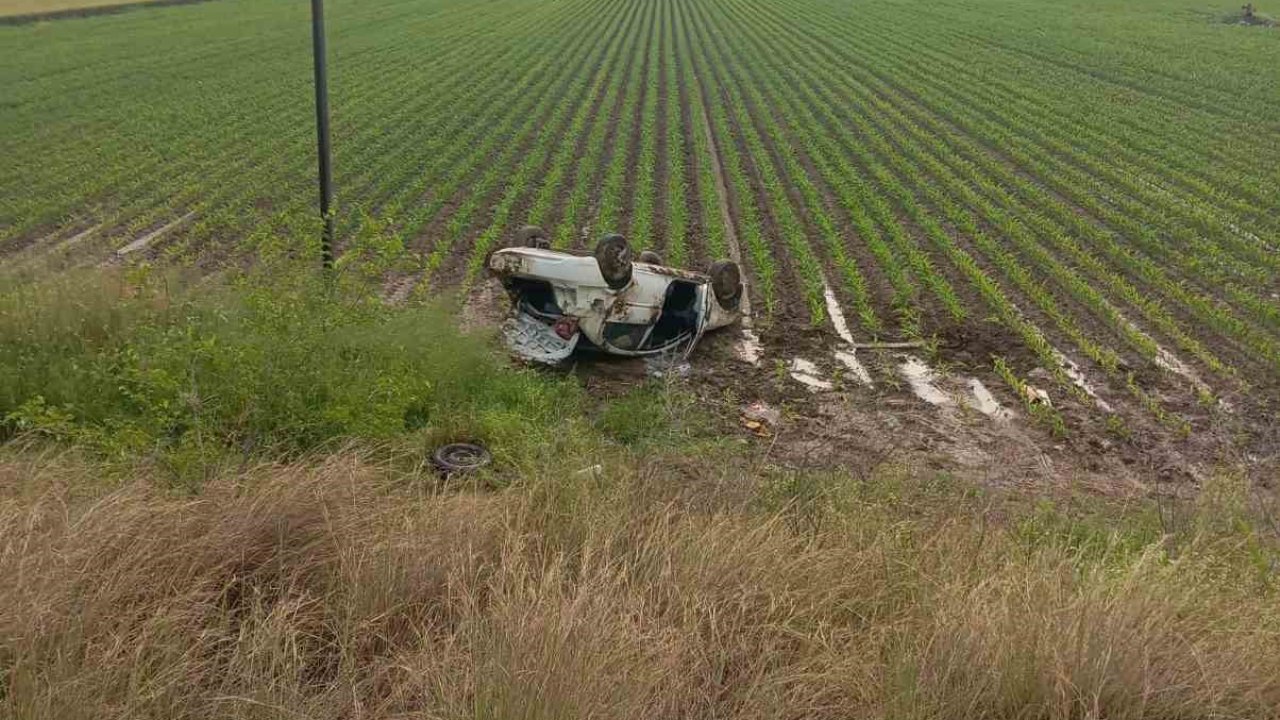 Otomobil takla attı, 4 yaralı