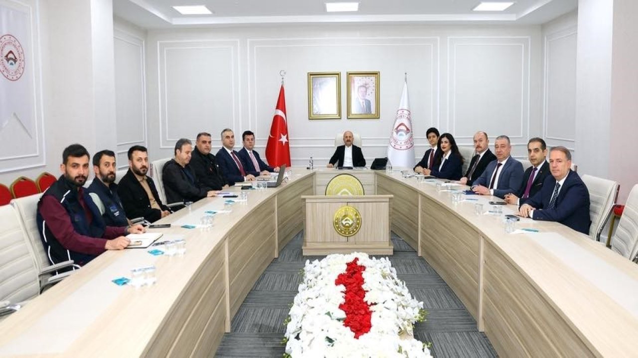 Adıyaman’da haftalık koordinasyon toplantısı düzenlendi