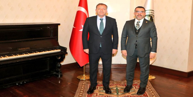 AK Parti Kars Milletvekili Adem Çalkın’dan Vali Polat’a Ziyaret