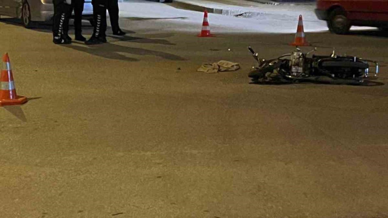 Çorum’da otomobil ile motosiklet çarpıştı: 1 yaralı