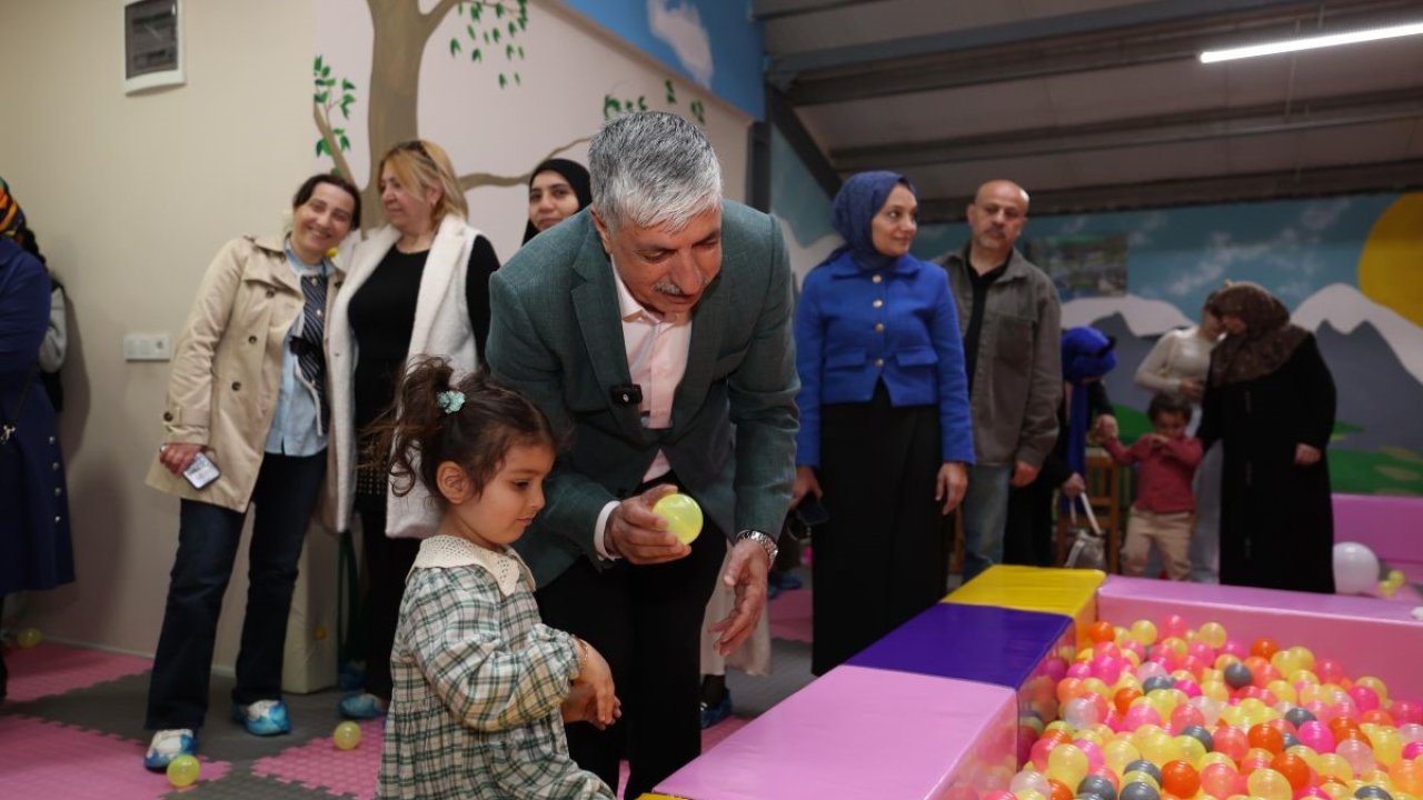 Tavşancıl Çocuk Oyun Evi modern yüzüyle açıldı