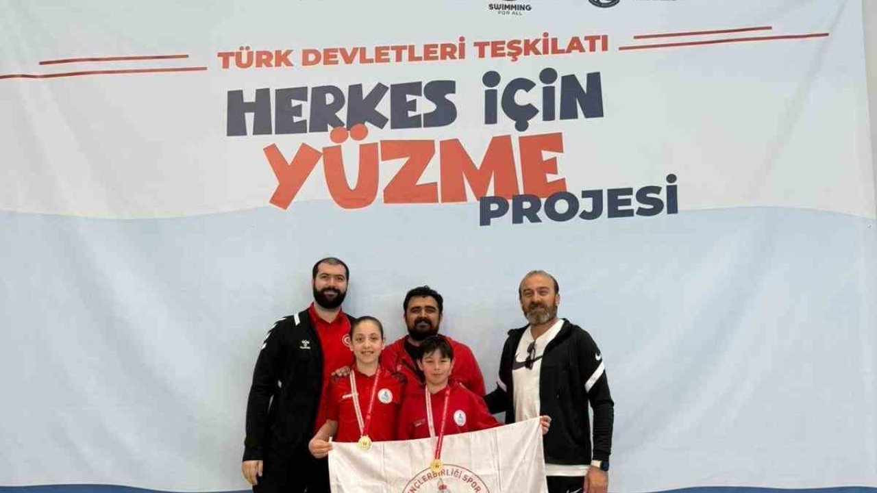 Körfezli genç yüzücüler Azerbaycan’da Türkiye’yi temsil edecek