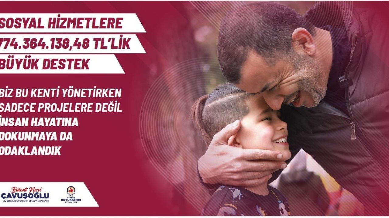Denizli’de sosyal hizmetleri için 774 milyon TL’lik dev bütçe