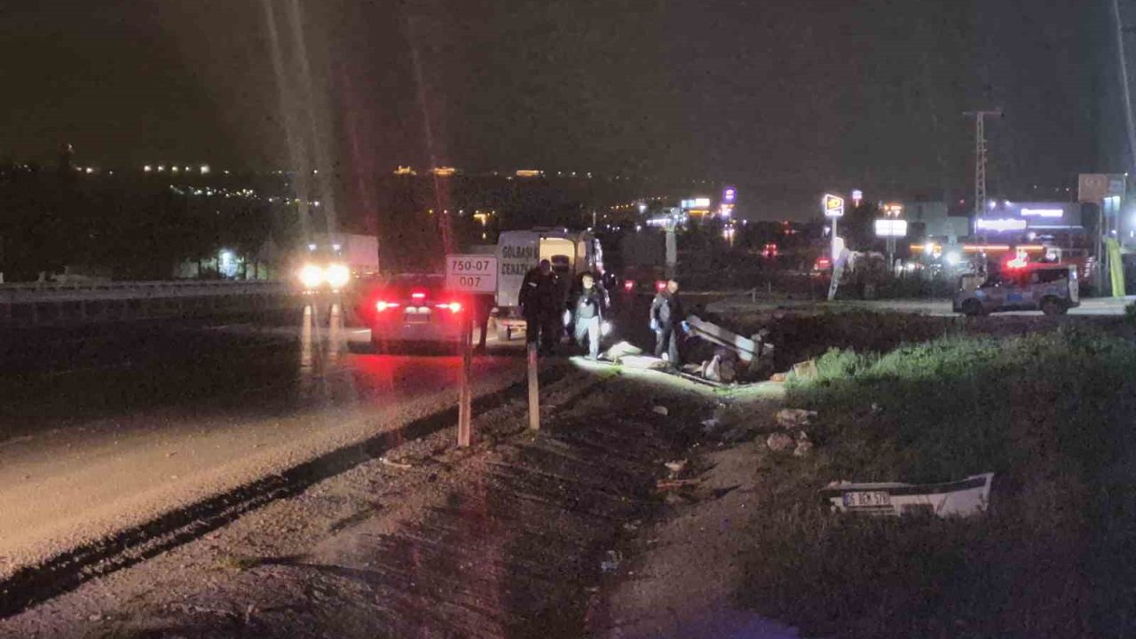 Ankara’da kontrolü kaybeden araç takla attı: 1 ölü, 2 yaralı