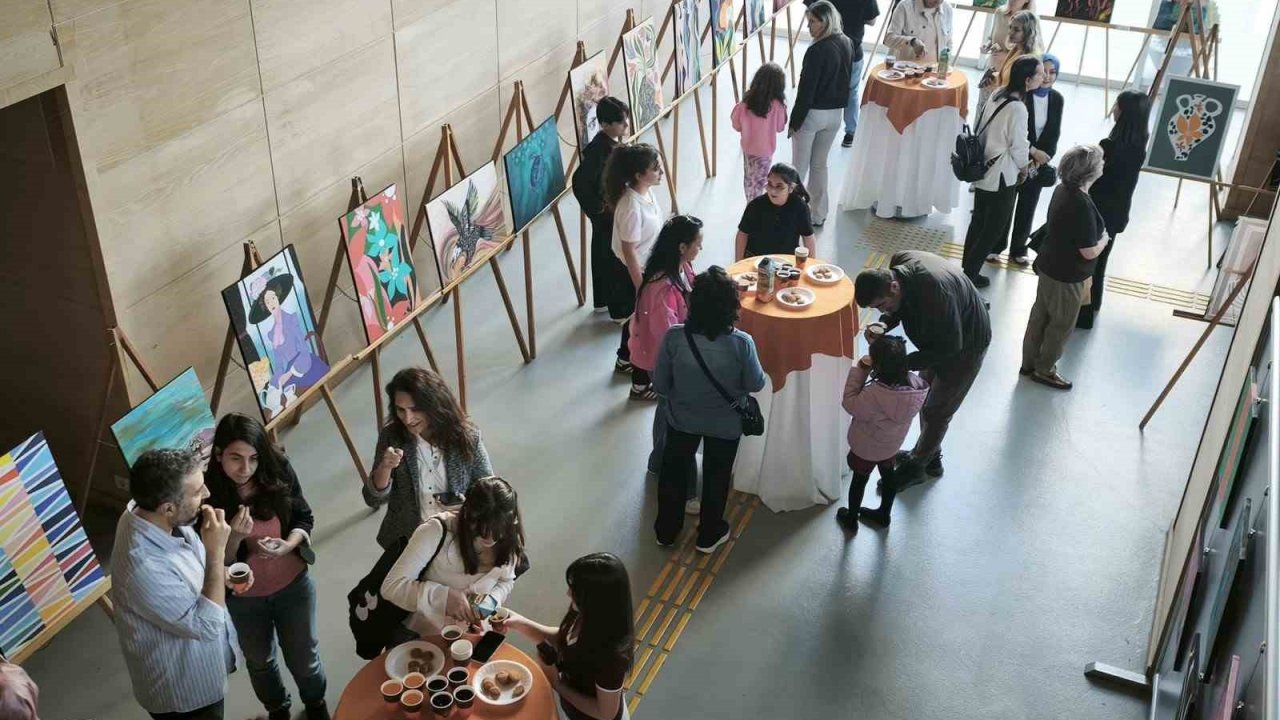 MTK Koleji öğrencilerinin eserleri görücüye çıktı