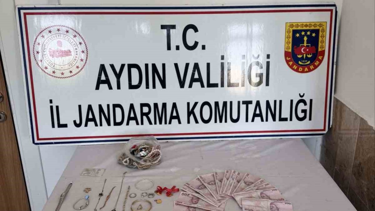 Nazilli’de 850 bin TL’lik ziynet eşyasını çaldı, yakalandı