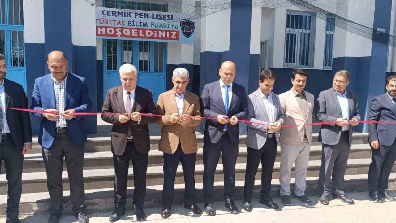 Çermikte Bilim Fuarı açıldı