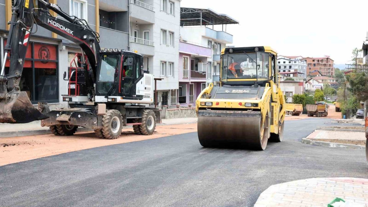 Osmangazi’den Hamitler’e 300 tonluk asfalt desteği