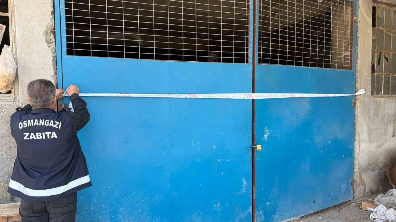 Osmangazi’de tehlikeli atık döken araca ağır ceza