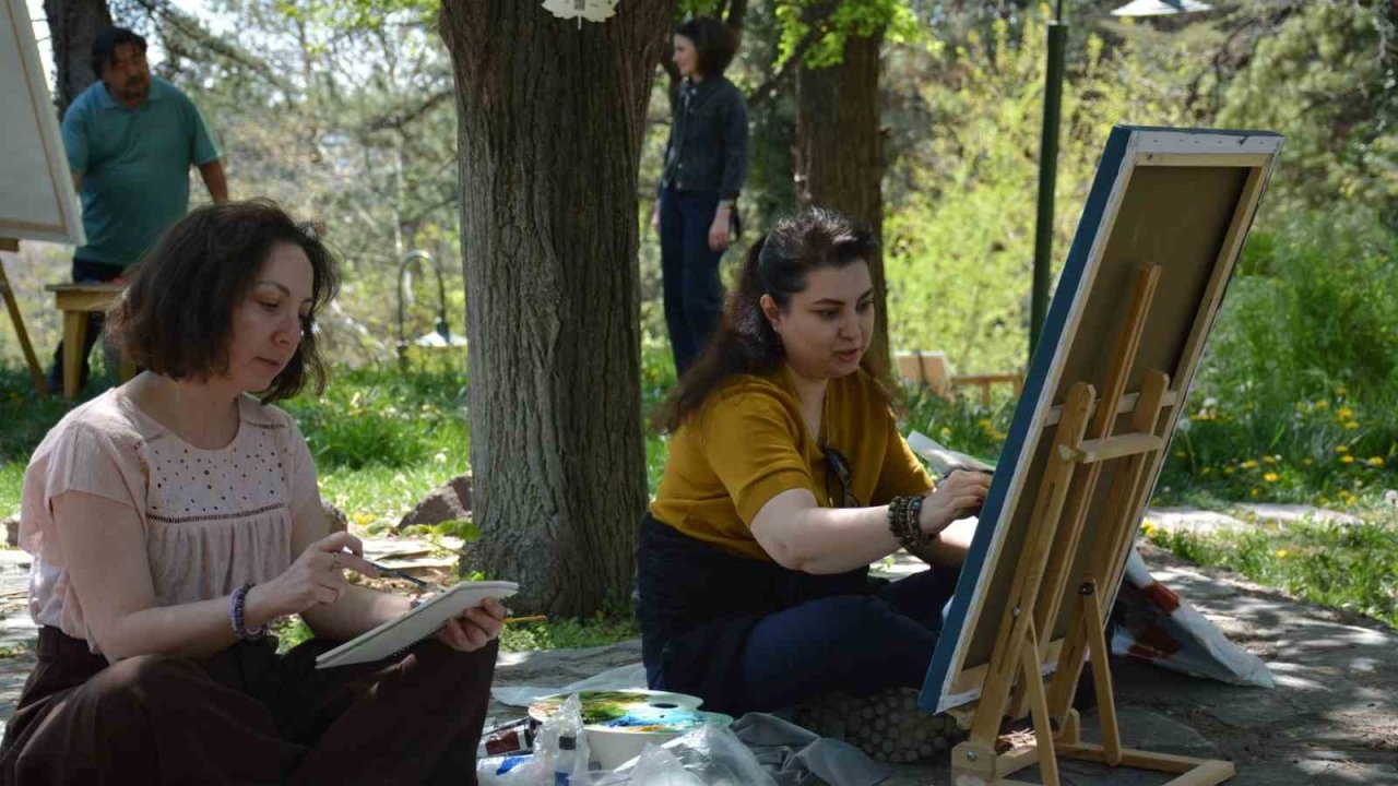Anadolu Üniversitesi Japon Bahçesinde "Açık Hava Resim Çalıştayı"