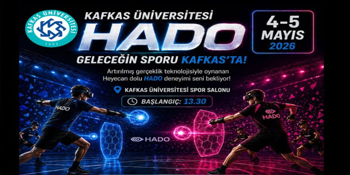 Kafkas Üniversitesi Geleceğin Sporu HADO’ya Ev Sahipliği Yapıyor