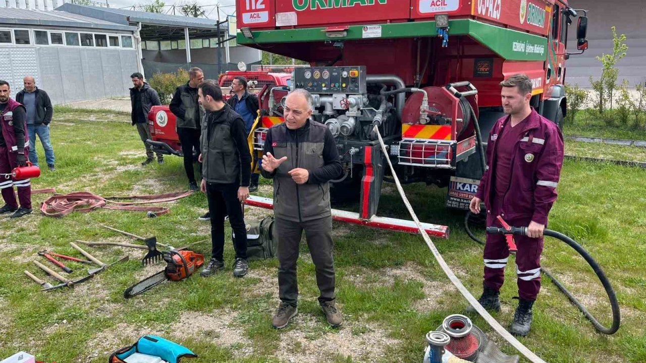 Vezirköprü MYO’da Yangın Gönüllüsü Eğitimi