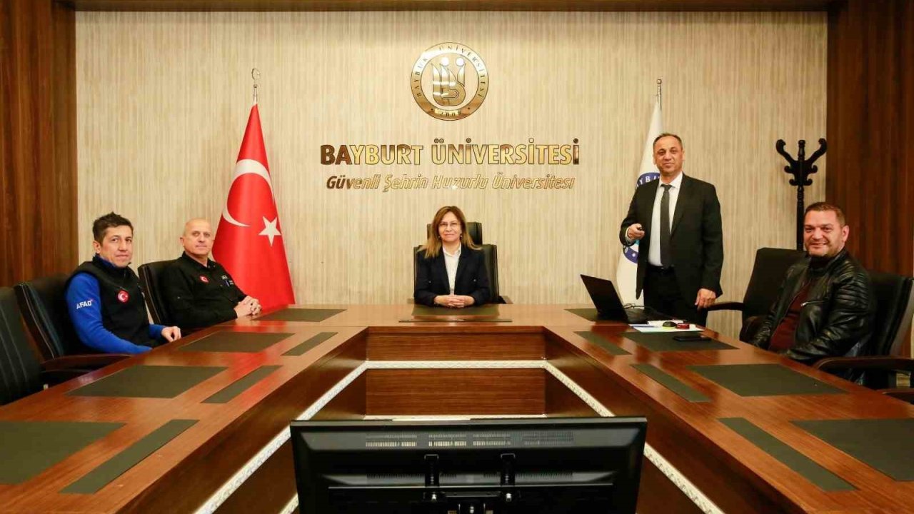 Bayburt’ta afet risk yönetimi çalışmaları ele alındı
