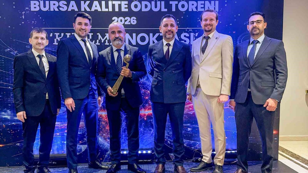 Bursa Kalite Büyük Ödülü’nü aldılar