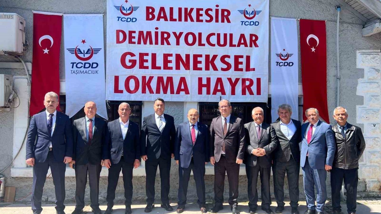 Balıkesir TCDD çalışanlarından geleneksel lokma hayrı