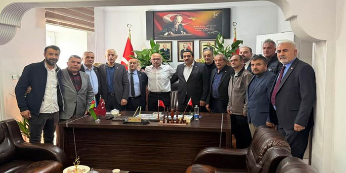 MHP Kars İl Başkanlığı’na Ali Okyay’a Hayırlı Olsun Ziyareti