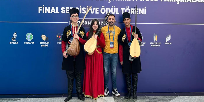 57. TÜBİTAK Yarışması’nda Kars'tan Türkiye Üçüncülüğü