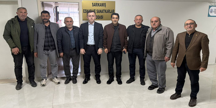 Kaymakam Aslantatar’dan Esnaf Odası’na Hayırlı Olsun Ziyareti