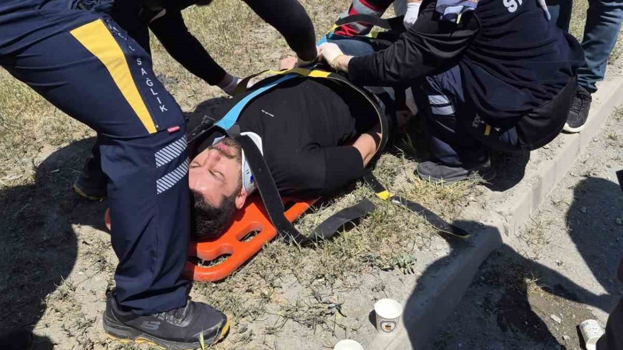 Iğdır’da otomobil takla attı: Sürücü yaralandı