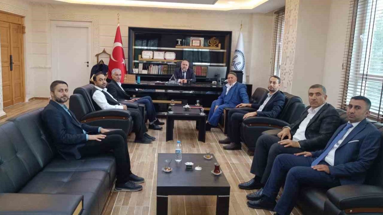 Cizre Müftülüğü yeni binasında ilk toplantısını gerçekleştirdi