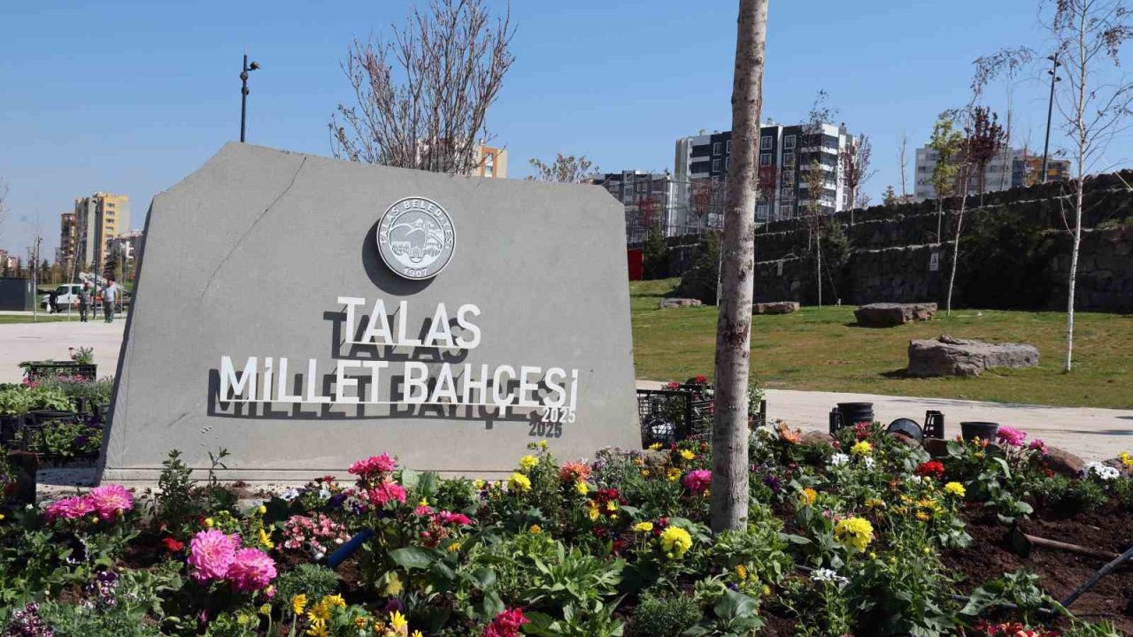 Talas’ta bahar ‘Çiçek Şenliği’ ile taçlanıyor