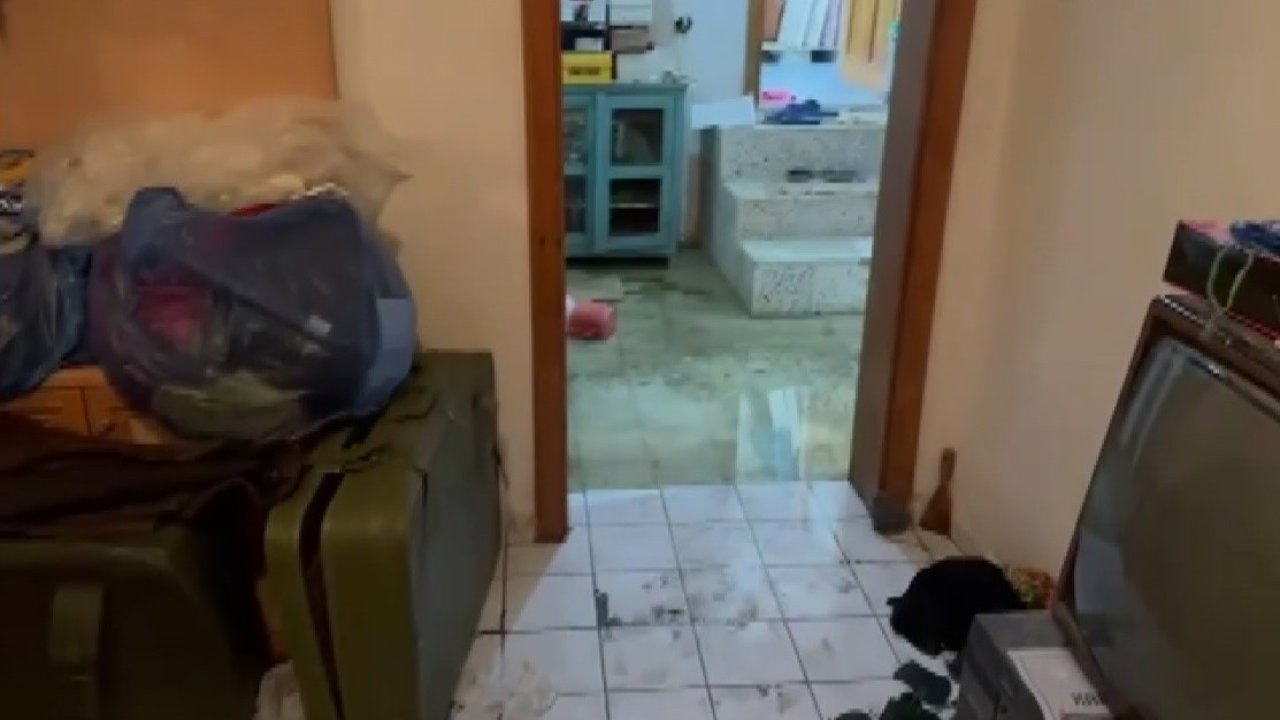 Erzincan’da sağanak yağış: Bodrum katları su bastı