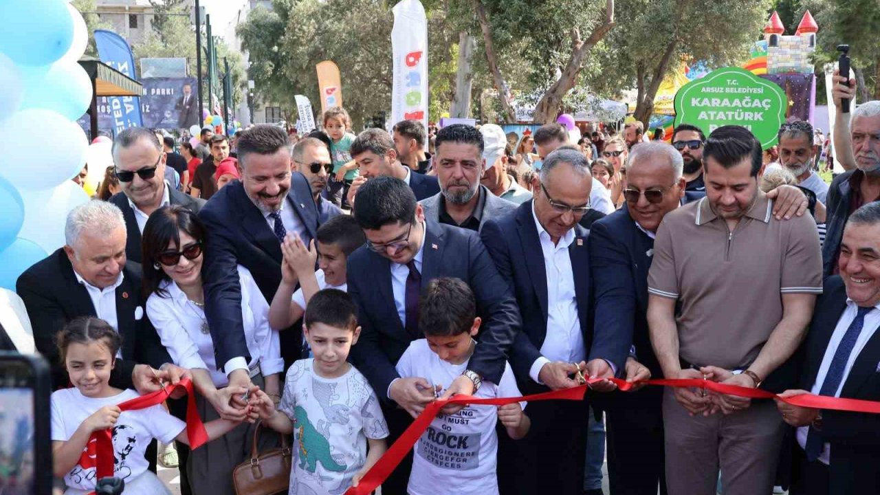Arsuz’da Atatürk Parkı’nın açılışı gerçekleştirildi