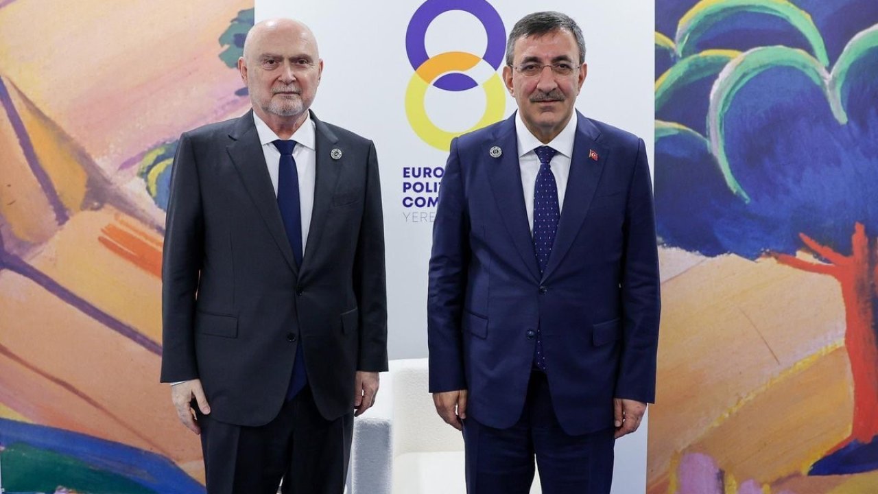 Cumhurbaşkanı Yardımcısı Yılmaz, AGİT Genel Sekreteri Sinirlioğlu ile görüştü