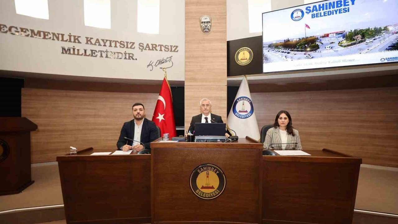 Şahinbey Belediyesi mayıs ayı meclis toplantısı yapıldı