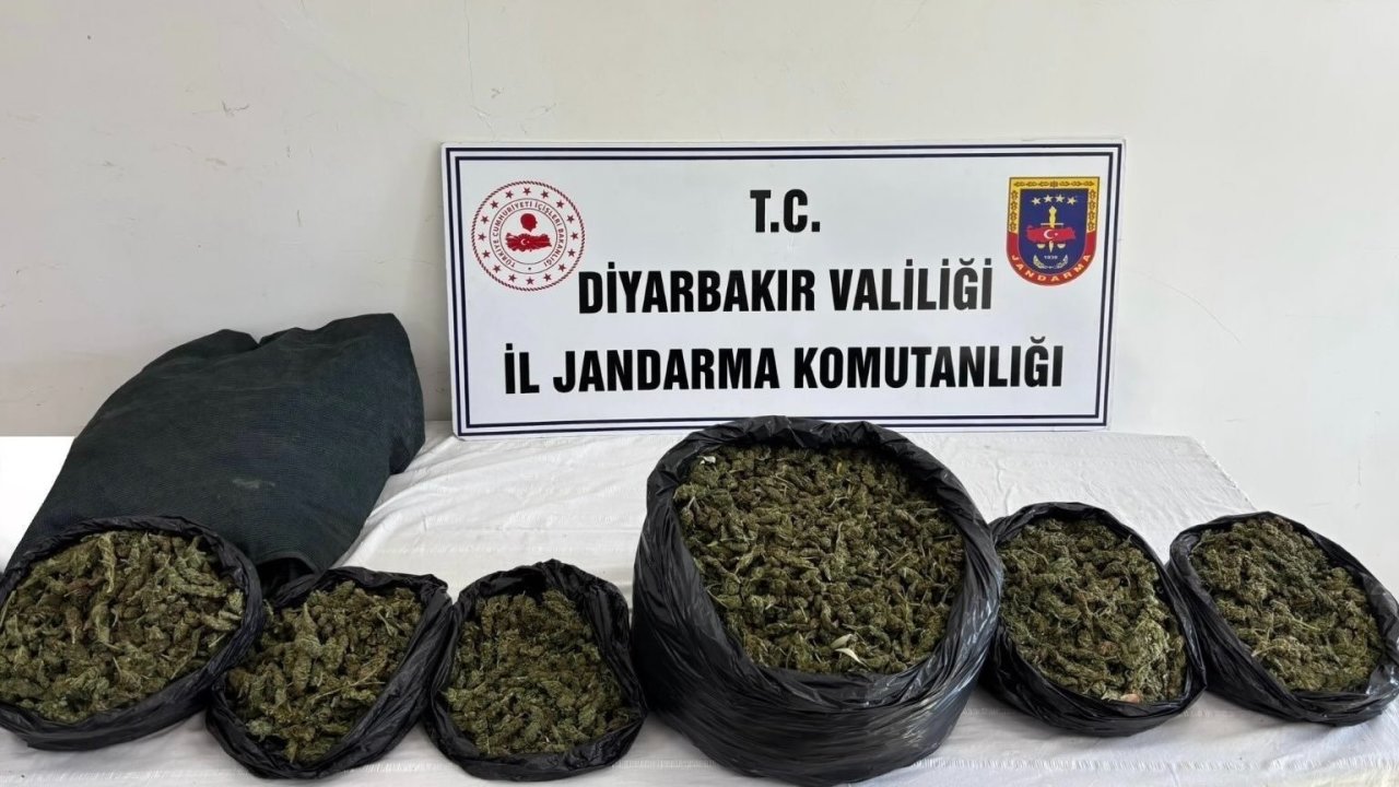 Diyarbakır’da 20 kilo 600 gram uyuşturucu ele geçirildi