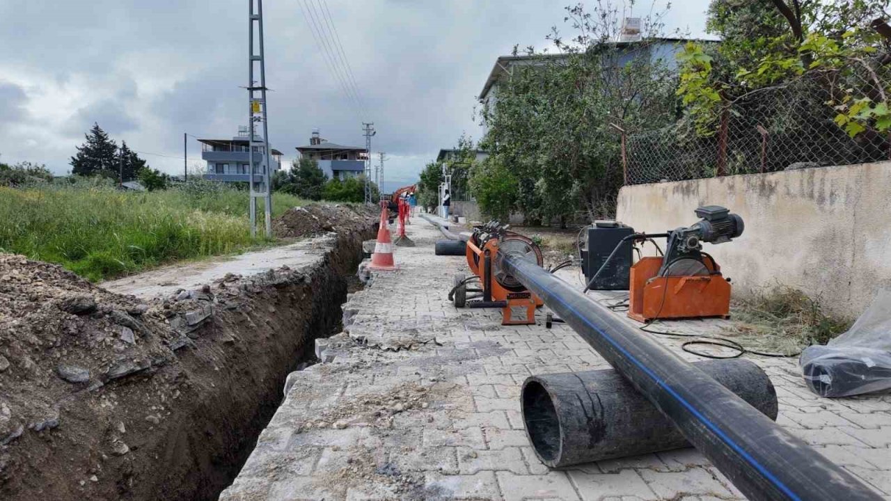Arsuz’un 100 yıllık su ihtiyacını karşılayacak projede çalmalar sürüyor