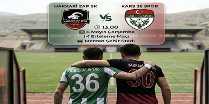 Kars 36 Spor erteleme maçında sahaya çıkıyor