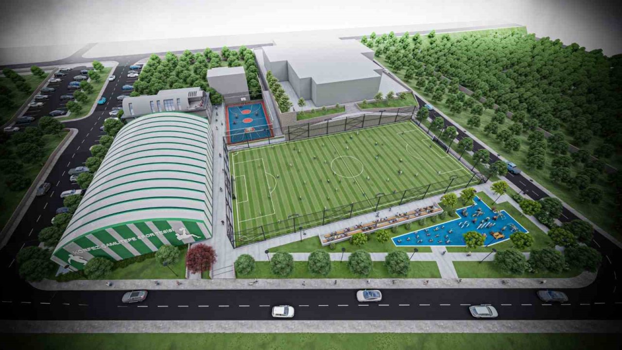 Çamlıtepe Spor Kompleksi’nin yüzde 71’i tamamlandı