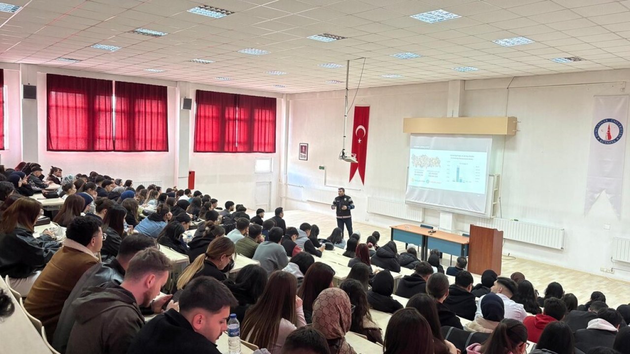 Hisarcık MYO’da "Narko Gençlik" eğitimi gerçekleştirildi