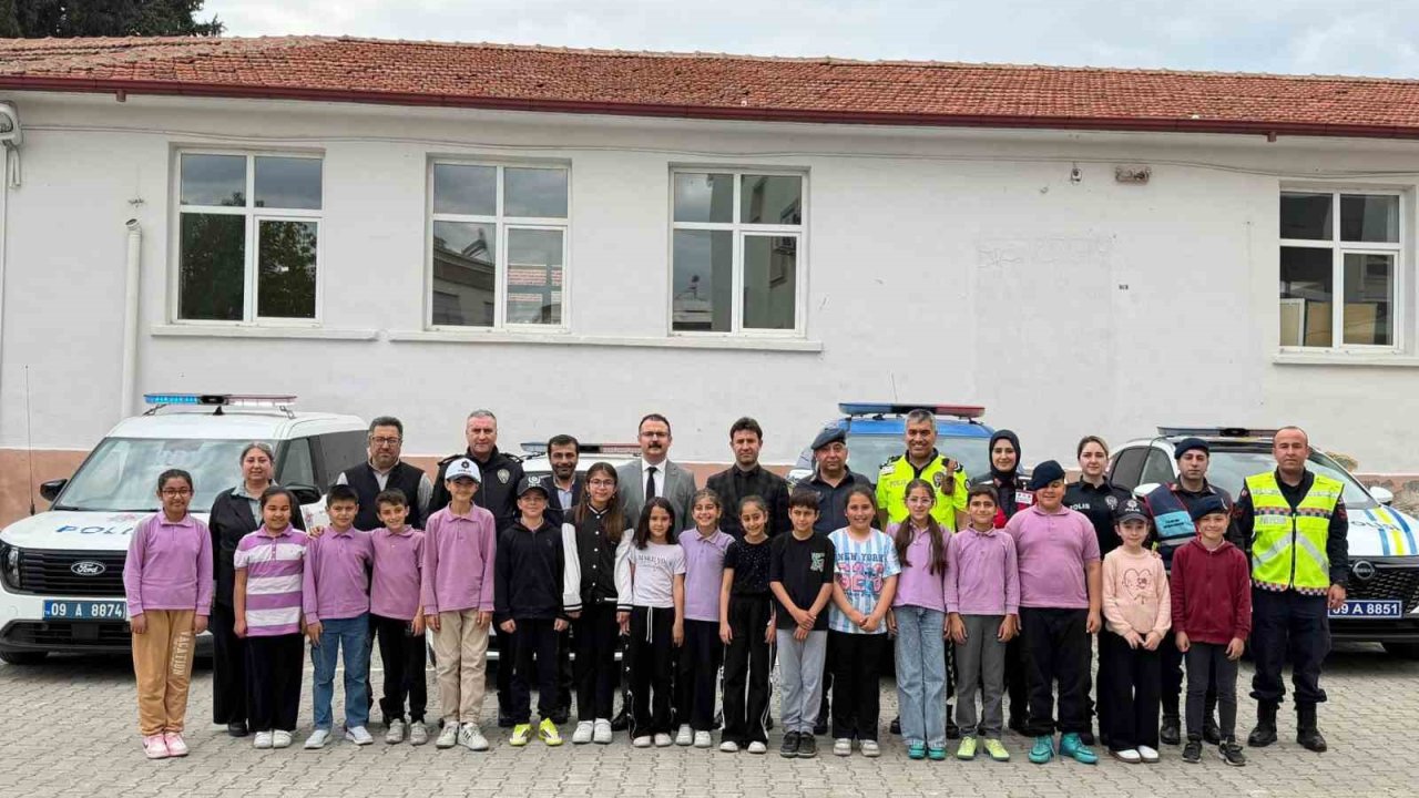 Sultanhisar’da miniklere trafik eğitimi