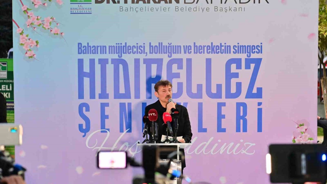 Bahçelievler Belediyesi Hıdırellez programı düzenledi