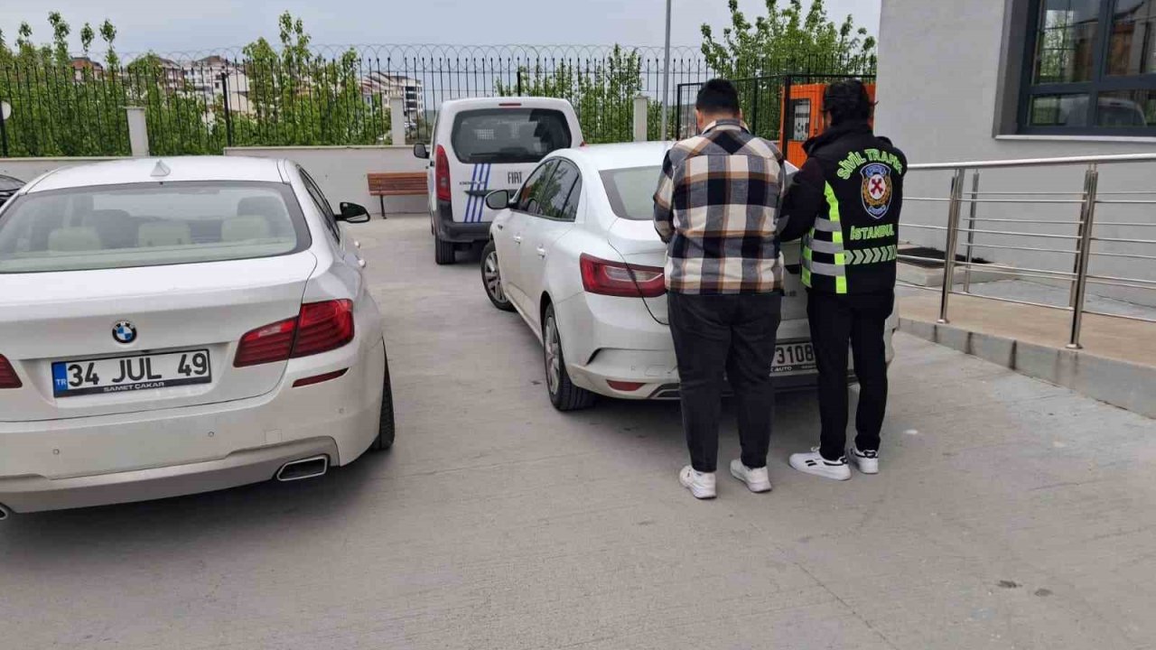 Arnavutköy’de "makas" atan sürücüye 96 bin TL ceza