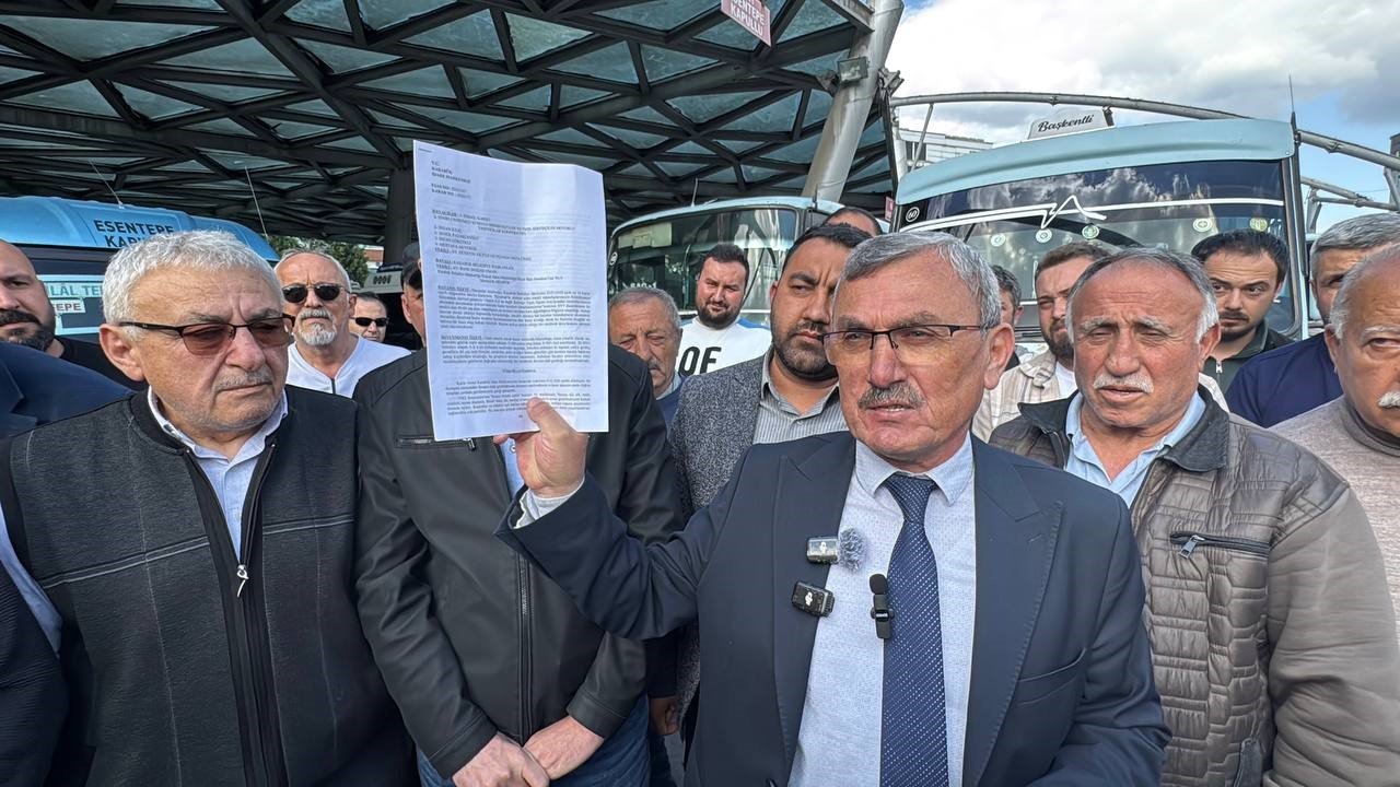 Karabük’te minibüs esnafından "haksız rekabet" tepkisi
