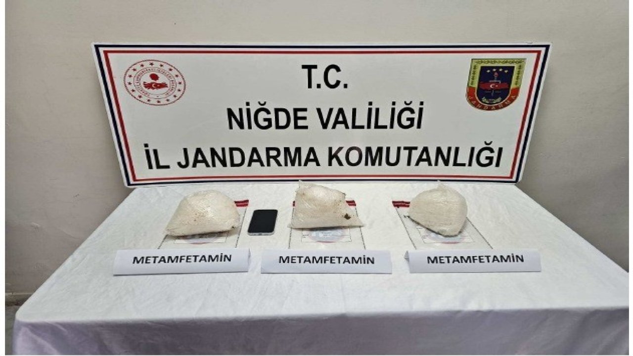 Niğde’de 3 kilo uyuşturucu ele geçirildi