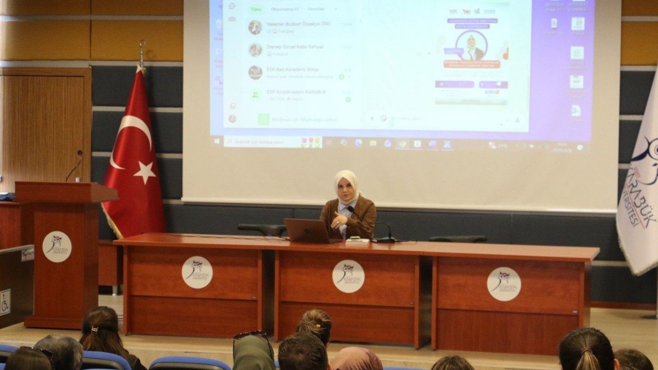 KBÜ’de akademik yazımda dijital çözümler eğitimi verildi