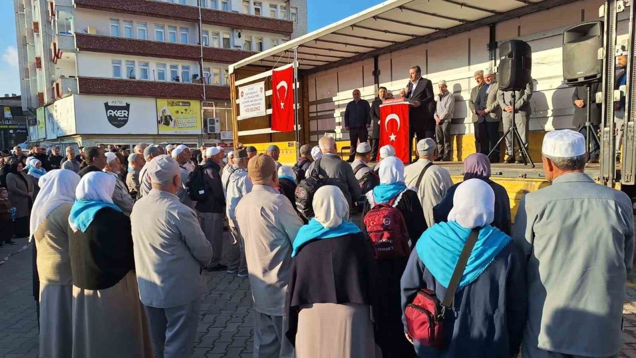 Vezirköprü’de hac kafilesi uğurlama programı