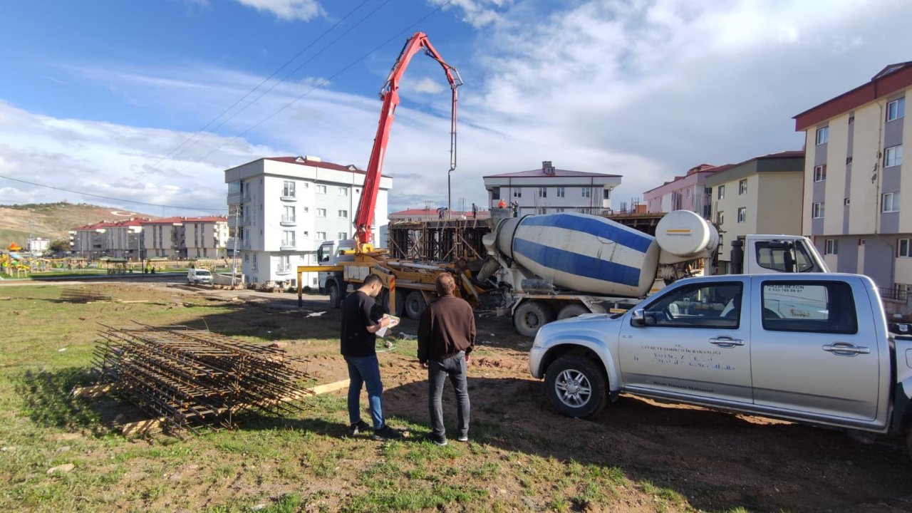 Bayburt’ta hazır beton tesisleri denetlendi