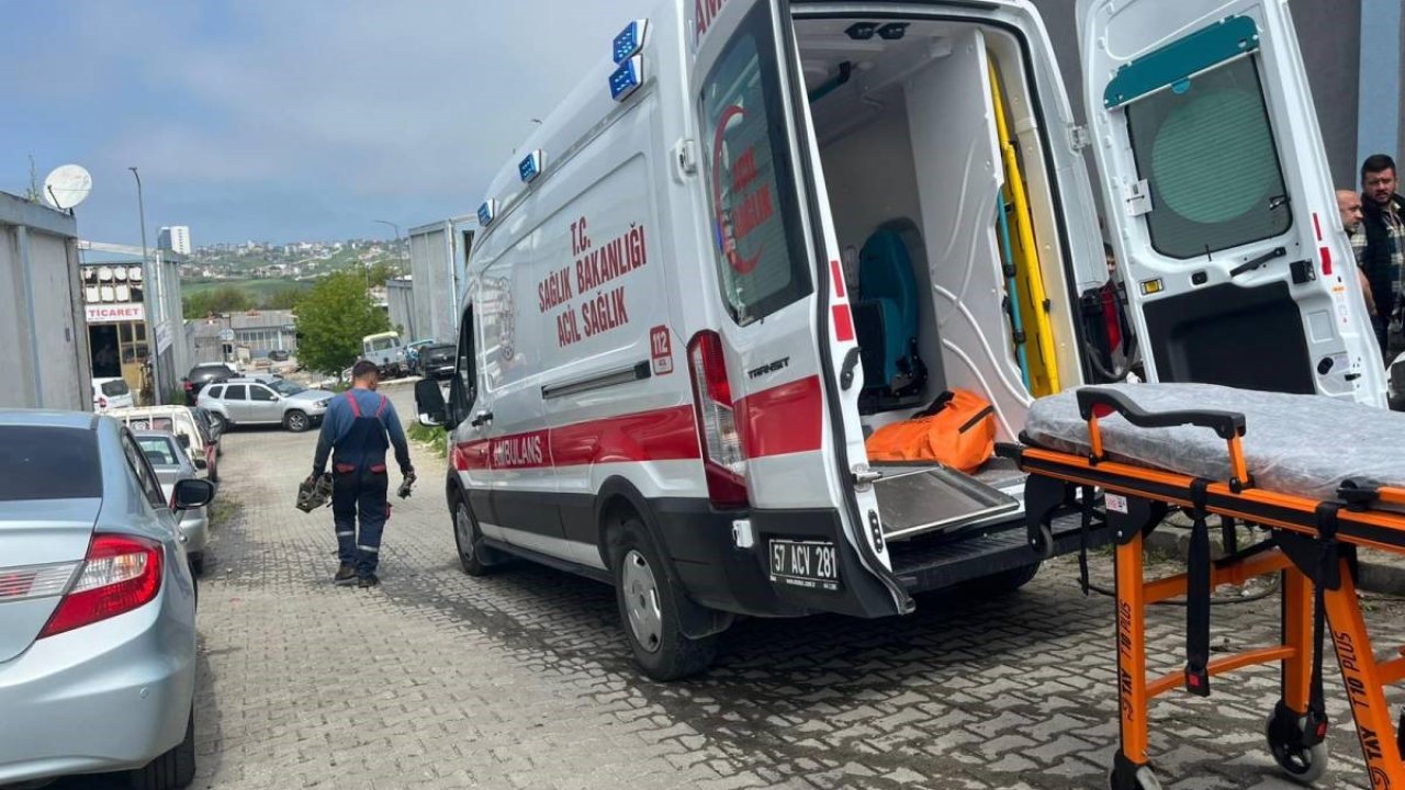 Sinop’ta yük asansörü koptu: 2 yaralı