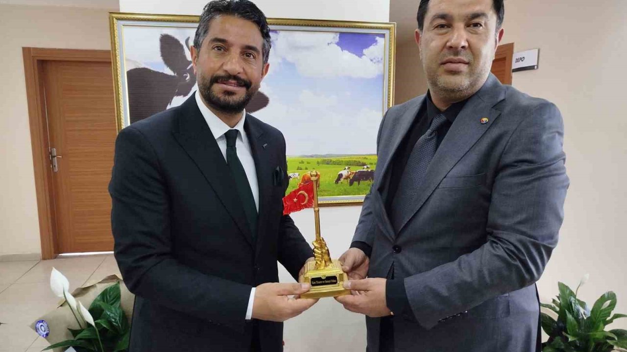 Kars’ta hayvancılık için güç birliği: KATSO’dan Eren Alp’e hayırlı olsun ziyareti