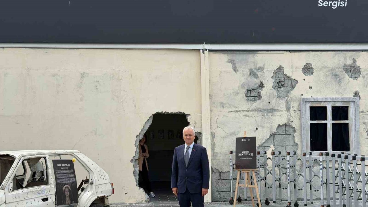 Malatya İş İnsanları Platformu "Gazze Mektupları" sergisine katıldı
