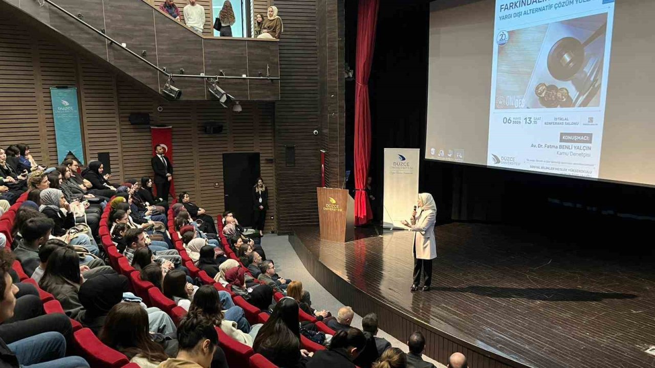 Hukukta alternatif çözüm yolları ele alındı