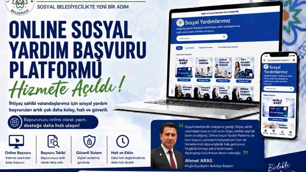 Muğla Büyükşehir sosyal yardım başvurularını dijitale taşıdı