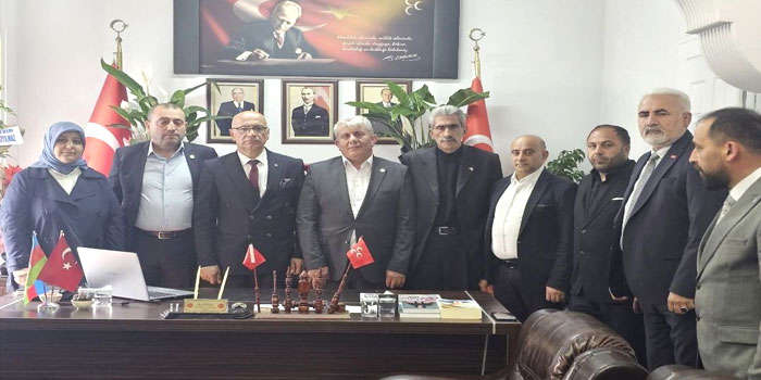 MHP Kağızman İlçe Teşkilatı’ndan hayırlı olsun ziyareti